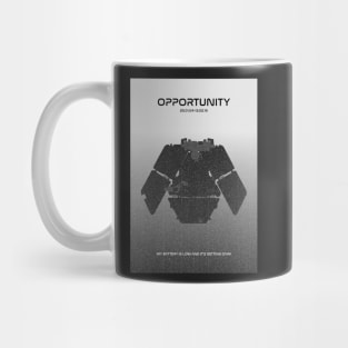 Opportunity Rover - My battery is low and it's getting dark Mug